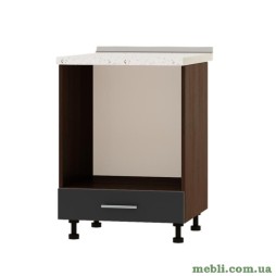 Кухонний модуль під духовку Еверест Оптіма Н85-600 Антрацит (без стільниці) 60х47х82