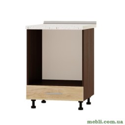 Кухонний модуль під духовку Еверест Оптіма Н85-600 Дуб крафт золотий (без стільниці) 60х47х82