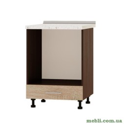 Кухонний модуль під духовку Еверест Оптіма Н85-600 Дуб сонома (без стільниці) 60х47х82