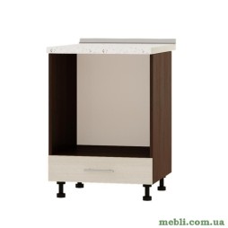 Кухонний модуль під духовку Еверест Оптіма Н85-600 Дуб шамоні світлий (без стільниці) 60х47х82