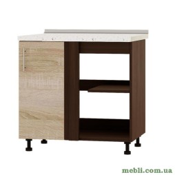 Кухонний модуль кутовий Еверест Оптіма Н89-845 Дуб сонома (без стільниці) 85х47х82