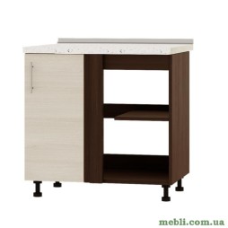 Кухонний модуль кутовий Еверест Оптіма Н89-845 Дуб шамоні світлий (без стільниці) 85х47х82