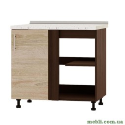 Кухонний модуль кутовий Еверест Оптіма Н89-895 Дуб сонома (без стільниці) 90х47х82