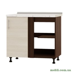 Кухонний модуль кутовий Еверест Оптіма Н89-895 Дуб шамоні світлий (без стільниці) 90х47х82