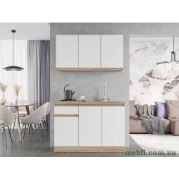 Кухня модульна Еверест Оптіма набір №5 Білий 1,2 м