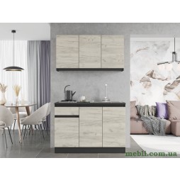 Кухня модульна Еверест Оптіма набір №5 Дуб крафт білий 1,2 м