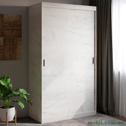 Шафа-купе Еверест Соната 1400 дводверна 140х60х217 дуб крафт білий