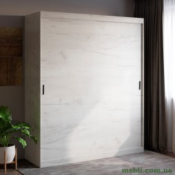 Шафа-купе Еверест Соната 1800 дводверна 180х60х217 дуб крафт білий