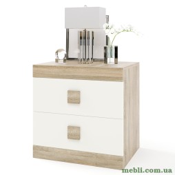 Тумба біля ліжка Еверест Соната 50х38х50 сонома/білий