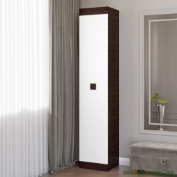 Шафа-пенал закрита Еверест Соната венге темний/білий