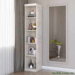 Шафа-пенал відкритий Еверест Соната дуб крафт білий