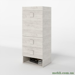 Шафа-пенал надставка Еверест Соната дуб крафт білий