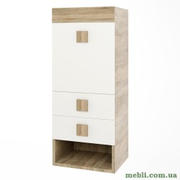 Шафа-пенал надбудова Еверест Соната дуб сонома/білий