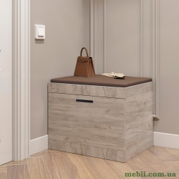 Тумба для взуття Еверест Соната ТО-600 60х38х45 дуб крафт білий