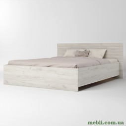 Ліжко двоспальне Еверест Соната-1600 160х200 дуб крафт білий