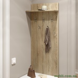 Вішалка на стіну Еверест Соната-600 60х130 Дуб сонома