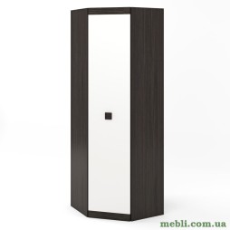 Шафа кутова Еверест Соната-700 венге темний/білий