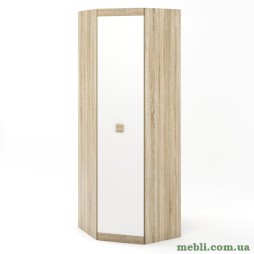Шафа кутова Еверест Соната-700 дуб сонома/білий