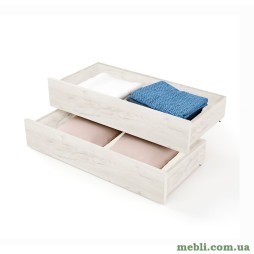 Ящики висувні для Ліжка Соната-800 Еверест (2 штуки) дуб крафт білий