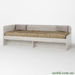 Односпальне ліжко Еверест Соната-800 (без ящиків) 80х190 дуб крафт білий