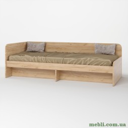 Односпальне ліжко Еверест Соната-800 (без ящиків) 80х190 дуб крафт золотий