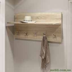 Вішалка на стіну Еверест Соната-800 80х40 Дуб сонома