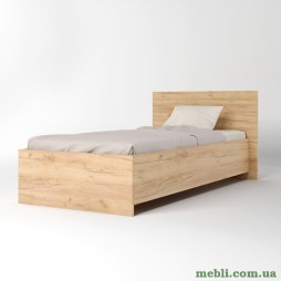 Односпальне ліжко Еверест Соната-900 90х200 дуб крафт золотий