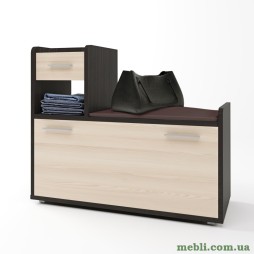 Тумба для взуття Еверест Тандем (ліва) венге/дуб молочний