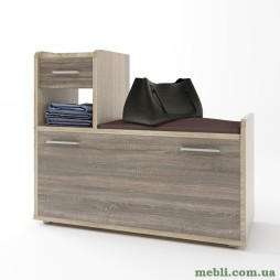 Тумба для взуття Еверест Тандем (ліва) сонома/трюфель