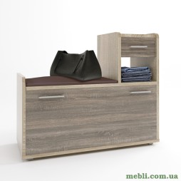 Тумба для взуття Еверест Тандем (права) сонома/трюфель