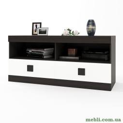 Тумба Еверест ТВ 1100 Соната 110х38х50 венге темний/білий
