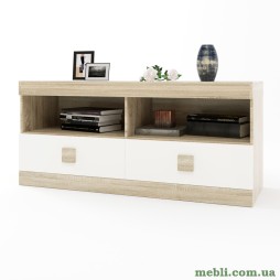 Тумба Еверест ТВ 1100 Соната 110х38х50 дуб сонома/білий