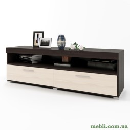 Тумба Еверест ТВ 1200 Британія 120х38х46 венге/дуб молочний