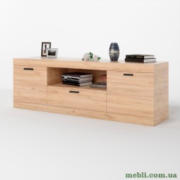 Тумба Еверест ТВ 1500 Соната 150х38х50 дуб крафт золотий