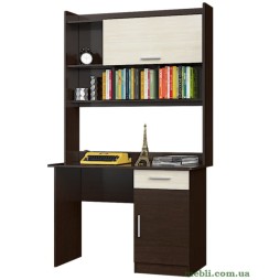 Письмовий стіл з Надставкою Еверест Школяр-3 венге/дуб молочний