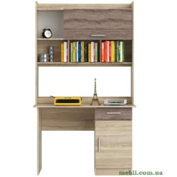 Письмовий стіл з Надставкою Еверест Школяр-3 сонома/трюфель