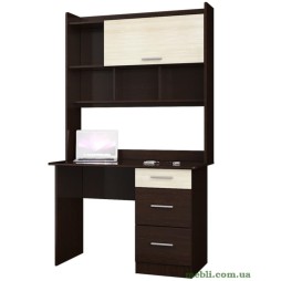 Стіл з надбудовою Еверест Школяр-4 венге/дуб молочний