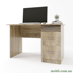 Письмовий стіл Еверест Школяр-4 сонома/трюфель