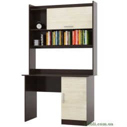 Стіл для учня з надбудовою Еверест Школяр-5 венге/дуб молочний