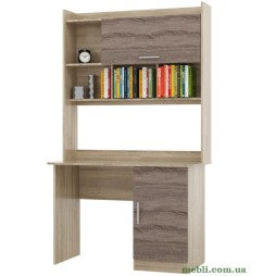 Стіл для учня з надбудовою Еверест Школяр-5 сонома/трюфель