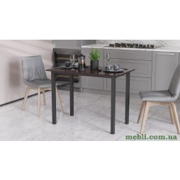 Стіл універсальний Knap Ferrum-decor 750x1000x700 Чорний метал ДСП Венге Магія