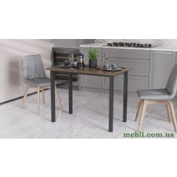 Стіл універсальний Knap Ferrum-decor 750x1000x700 Чорний метал ДСП Дуб Сонома Трюфель