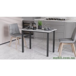 Стіл універсальний Knap Ferrum-decor 750x1200x600 Чорний метал ДСП Бетон