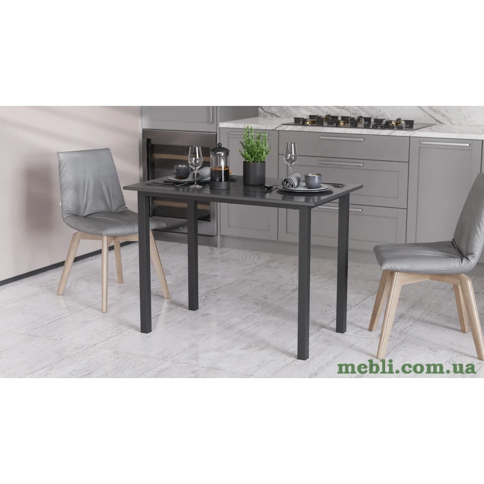 Стіл універсальний Knap Ferrum-decor 750x1400x600 Чорний метал ДСП Сосна Кембра