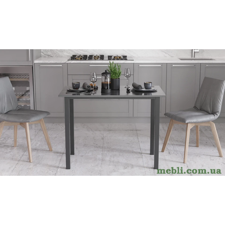 Стіл універсальний Knap Ferrum-decor 750x1400x600 Чорний метал ДСП Сосна Кембра