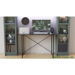 Стіл письмовий Line Лайт 750x1000x600 Чорний метал ДСП Сосна Кембра 16мм