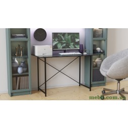 Стіл письмовий Line Лайт 750x1200x500 Чорний метал ДСП Сосна Кембра 16мм