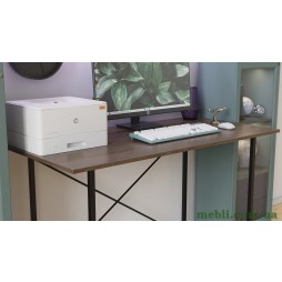 Стіл письмовий Line Лайт Ferrum-decor 750x1000x500 Чорний метал ДСП Дуб Сонома Трюфель