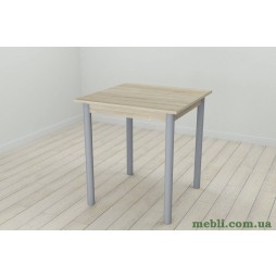Кухонний стіл Ferrum-decor Агата 75x70x70 Сірий ДСП Сонома 16мм