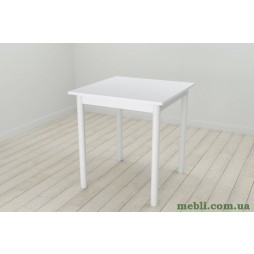 Стіл кухонний Ferrum-decor Агата 75x70x70 Білий ДСП Біле 16мм